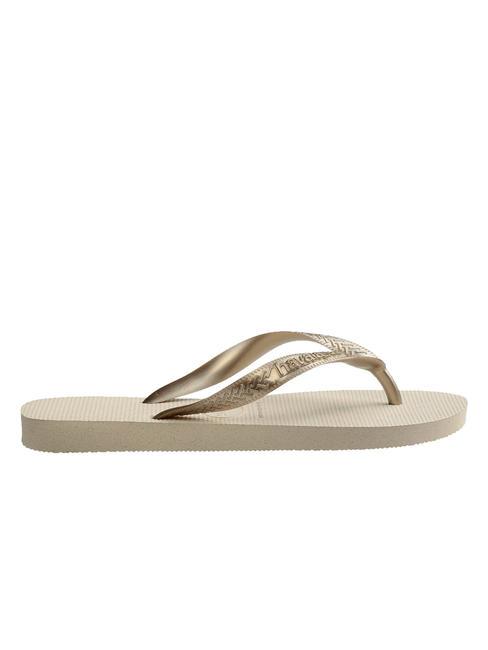 TOP TIRAS SENSES Flip-Flops Beige - Damenschuhe