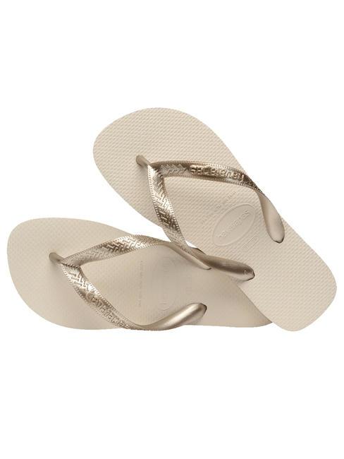 TOP TIRAS SENSES Flip-Flops Beige - Damenschuhe