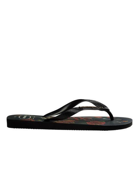 TOP TRIBO Flip Flops Schwarz Schwarz - Herrenschuhe