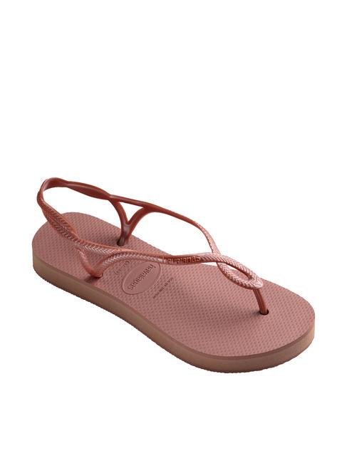 LUNA FLATFORM Flache Flip-Flop-Sandale KROKUS / ROSE - Damenschuhe