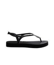 HAVAIANAS LUNA FLATFORM Flache Flip-Flop-Sandale SCHWARZ - Damenschuhe - 2