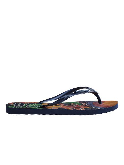  SLIM TROPICAL Flip-Flops MARINEBLAU / BLAU / MARINEBLAU - Damenschuhe