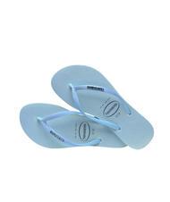HAVAIANAS SLIM GLITTER IRIDESCENT Flip-Flops Lavendelblau - Damenschuhe - 5