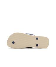 HAVAIANAS Infradito TOP NAUTISCH Beige Stroh/Marineblau/Rubinrot - Herrenschuhe - 5