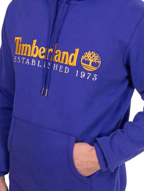 LS  Kapuzenpullover Clematis blau wb - Sweatshirts Herren