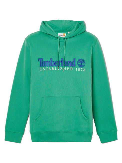 LS  Kapuzenpullover keltisches Grün wb - Sweatshirts Herren