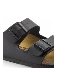 BIRKENSTOCK ARIZONA BIRKO-FLOR Pantoffel-Sandale Schwarz - Schuhe Unisex - 6