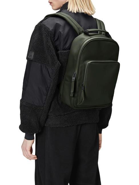 BOOK DAYPACK  Wasserdichter Rucksack Grüns - Rucksäcke für Schule &amp; Freizeit