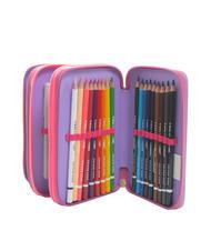 CAMOMILLA DREAMS&FLOWERS Federmäppchen mit 3 Reißverschlüssen und Schulset RHODAMINROT - Etuis und Zubehör - 4