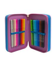 CAMOMILLA DREAMS&FLOWERS Federmäppchen mit 3 Reißverschlüssen und Schulset Schwarz - Etuis und Zubehör - 4