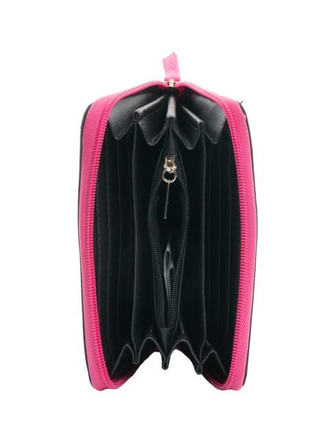 DON'T WORRY BE HIPPY Große Geldbörse mit umlaufendem Reißverschluss Schwarz - Taschen und Accessoires für Kids