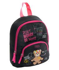 MINIPA' DON'T WORRY BE HIPPY Mini-Rucksack Schwarz - Rucksäcke für Schule &amp; Freizeit - 4