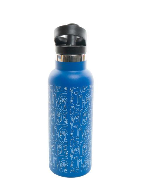 GIFT&DECOR Trinkflasche mit Strohhalmverschluss 500 ml KIEFERNNADEL - Thermosflaschen