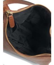 BRACCIALINI SANDRA Umhängetasche aus Leder mit Fransen braun - Damentaschen - 5