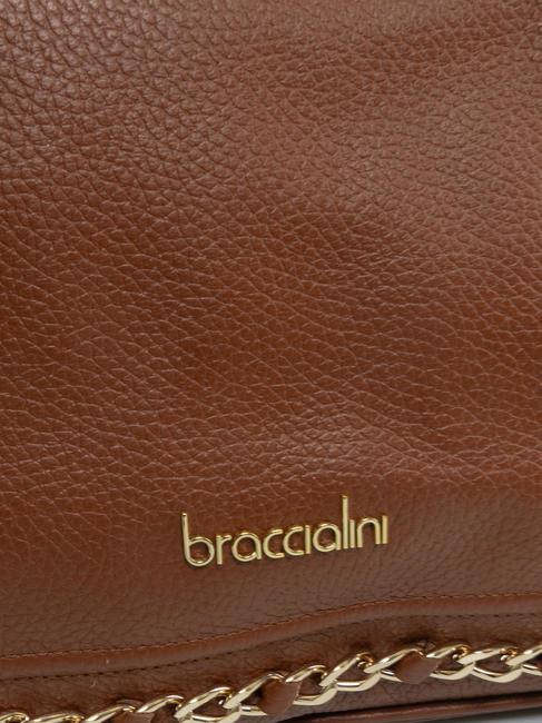 NORA Einkaufstasche aus Leder braun - Damentaschen