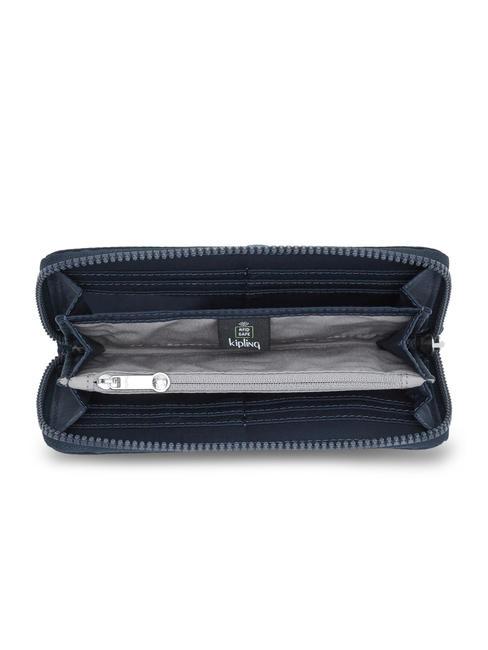 IMALI Große Geldbörse mit umlaufendem Reißverschluss paka blau - Damentaschen