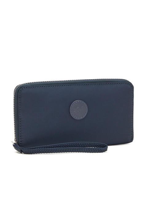 IMALI Große Geldbörse mit umlaufendem Reißverschluss paka blau - Damentaschen