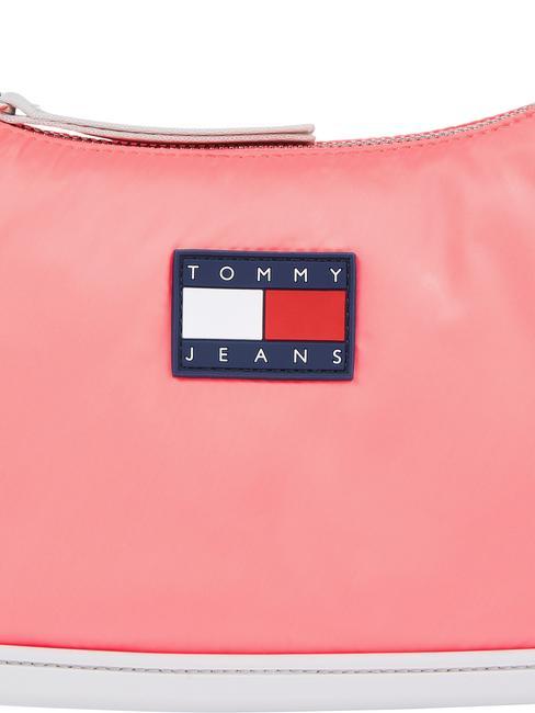 TOMMY JEANS Hobo Schultertasche Rosa gesprenkelt - Damentaschen