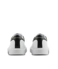 ARMANI EXCHANGE Sneaker in Haut Ledersneaker op.wei&szlig; + schwarz - Herrenschuhe - 4