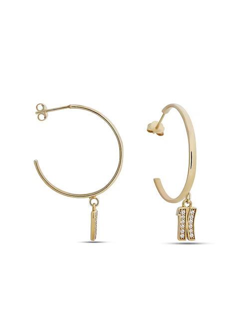 BROADWAY Kreisohrringe mit Anhänger Gold - Ohrringe