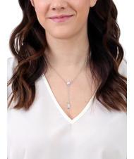 ALVIERO MARTINI PRIMA CLASSE BROADWAY Halskette mit Logoanhänger und Zirkonen - Halsketten