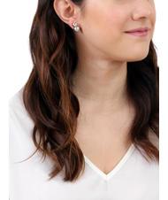 ALVIERO MARTINI PRIMA CLASSE CHAMPS ELYSEES Doppelte Ohrringe mit Zirkonen Stahl - Ohrringe - 4