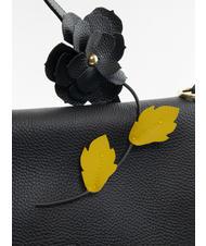 BRACCIALINI SARA Aktentasche aus Leder schwarzes Silber - Damentaschen - 4