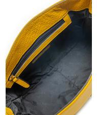 BRACCIALINI NORA Umhängetasche aus Leder mit Klappe Gelb - Damentaschen - 5