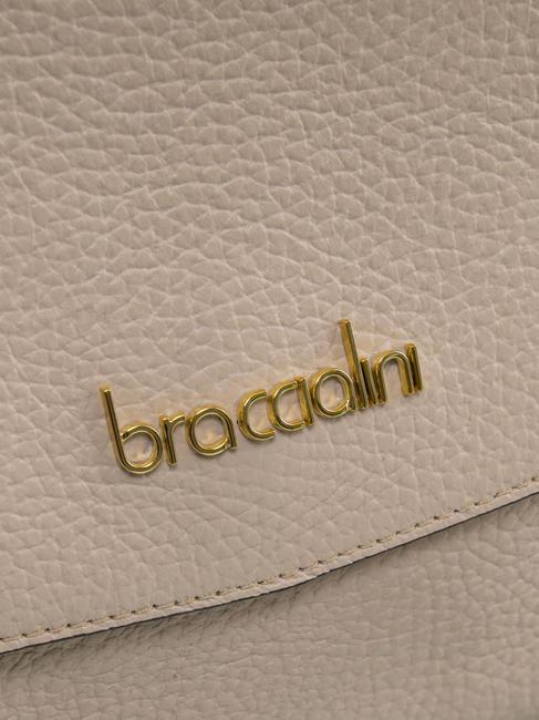 NAOMI Umhängetasche aus Leder mit Klappe Gesichtspuder - Damentaschen