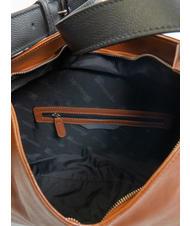 BRACCIALINI NAOMI Tasche aus geh&auml;mmertem Leder braun - Damentaschen - 5