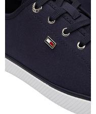 TOMMY HILFIGER VULCANIZED CANVAS Canvas-Sneaker Raum blau - Damenschuhe - 6