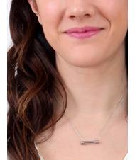 CALVIN KLEIN SCULPTURAL Halskette mit Logoleiste - Halsketten