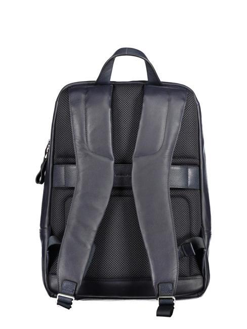 PAN Lederrucksack für 15" PC Blau - PC-Rucksäcke