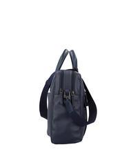 PIQUADRO PAN  15,6-Zoll-Laptop-Aktentasche aus Leder Blau - Arbeitstaschen - 4