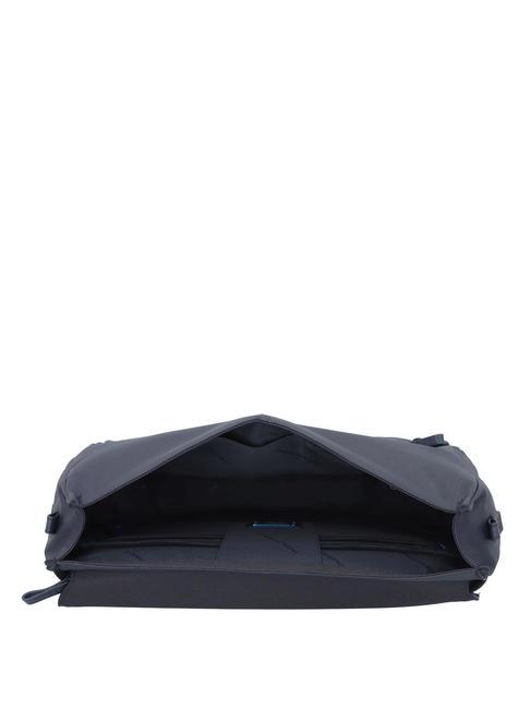 PAN  15-Zoll-PC-Aktentasche aus Leder Blau - Arbeitstaschen