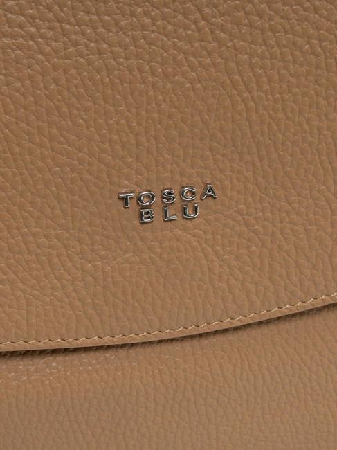 CICLAMINO Aktentasche aus gehämmertem Leder Kamel - Damentaschen