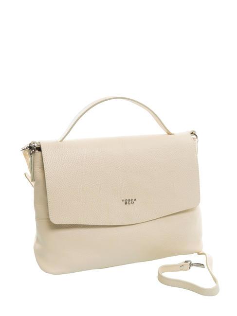 CICLAMINO Aktentasche aus gehämmertem Leder NATÜRLICH - Damentaschen