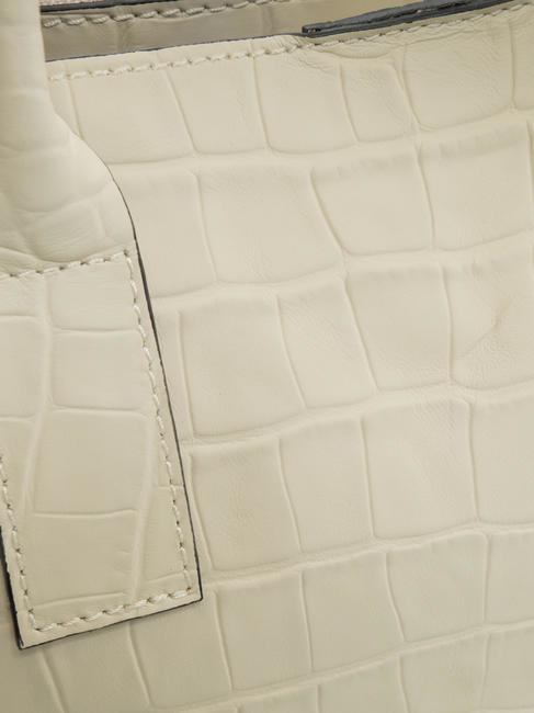 GLICINE Mittelgroße Lederhandtasche NATÜRLICH - Damentaschen