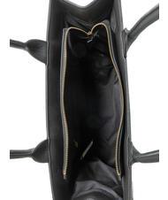 TOSCA BLU RECTANGLE Canvas-Einkaufstasche Schwarz - Damentaschen - 5