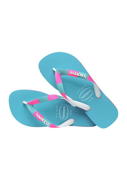 TOP VERANO II Flip-Flops rosa/weiß - Damenschuhe