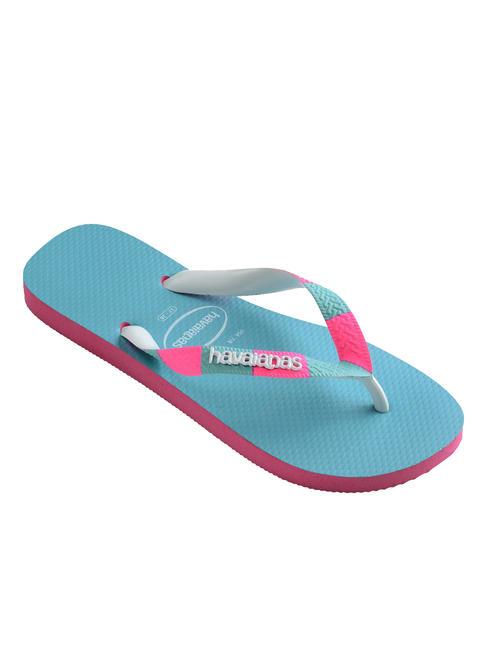 TOP VERANO II Flip-Flops rosa/weiß - Damenschuhe