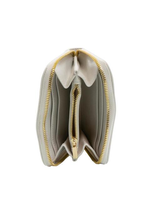 MONORANGE Geldbörse mit mittlerem Reißverschluss Weiß - Brieftaschen Damen