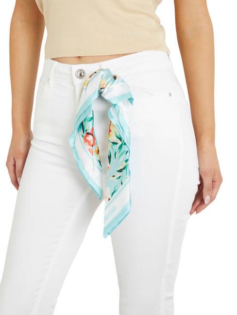 1981 CAPRI Röhrenjeans mit Schal purweiß - Damenjeans