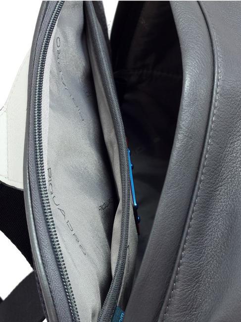 ERMES Kleiner Lederrucksack, iPad 11-Halterung ROT - PC-Rucksäcke