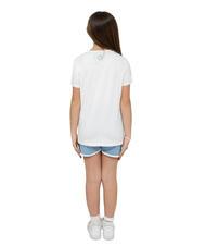 TRUSSARDI LIMEO Set aus Baumwoll-T-Shirt und Bermuda-Shorts weiß/azurblau - Trainingsanzüge für Kinder - 2