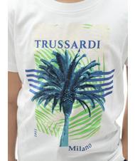 TRUSSARDI MARIS Set aus Baumwoll-T-Shirt und Bermuda-Shorts weiß/ind. - Trainingsanzüge für Kinder - 3