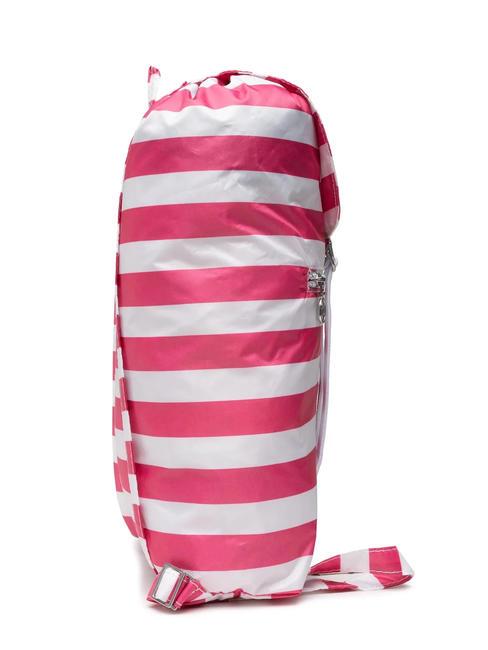 MINISAC VINTAGE Faltbarer Rucksack rosa weiß - Rucksäcke für Schule &amp; Freizeit