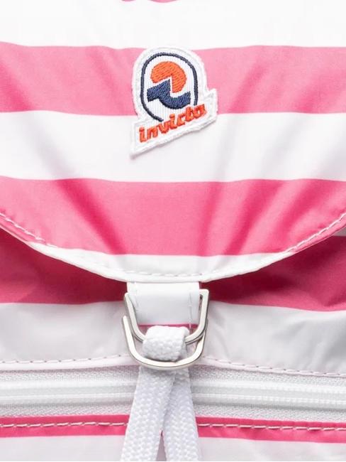 MINISAC VINTAGE Faltbarer Rucksack rosa weiß - Rucksäcke für Schule &amp; Freizeit