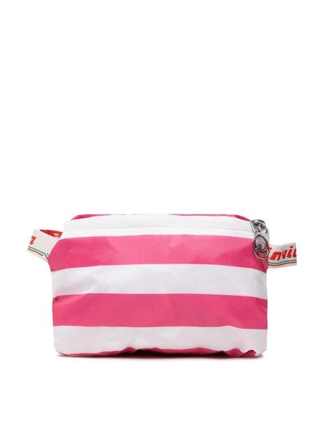 MINISAC VINTAGE Faltbarer Rucksack rosa weiß - Rucksäcke für Schule &amp; Freizeit