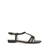 COCCINELLE CHARA SMOOTH Flache Ledersandalen - Damenschuhe